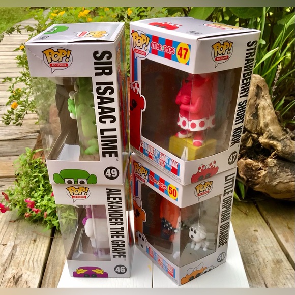 NEW 4 FUNKO Pop Ad Icons Otter Pops #46 #47 #49 #50 Collectible Vinyl Figure Toy - Picture 2 of 13